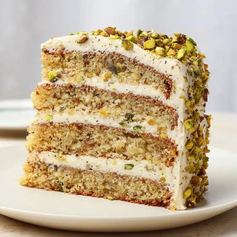 Pistachio Cake with Pistachio Buttercream Recipe
