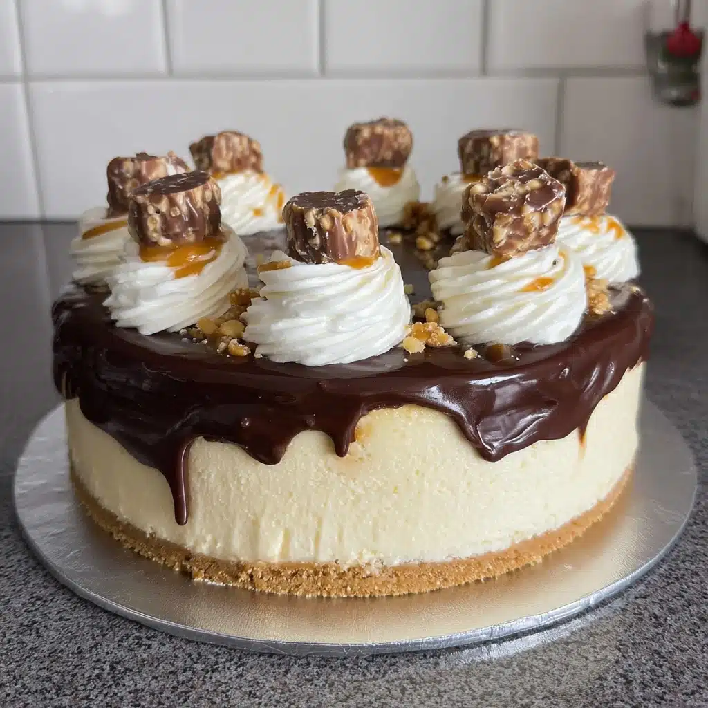 Snickers Cheesecake Recipe - Recipe Image