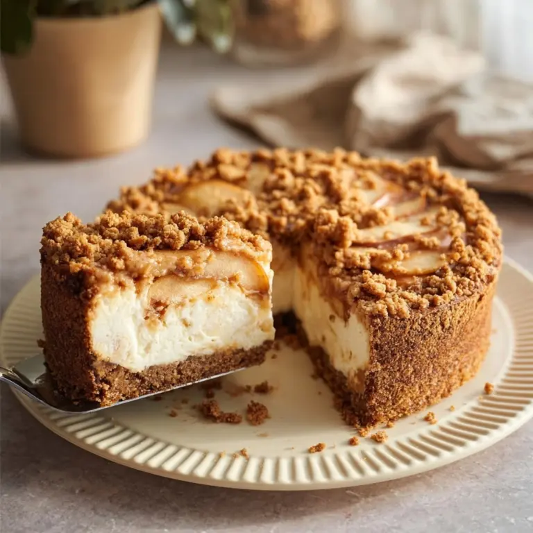 Apple Crumble Cheesecake Ingredients Recipe
