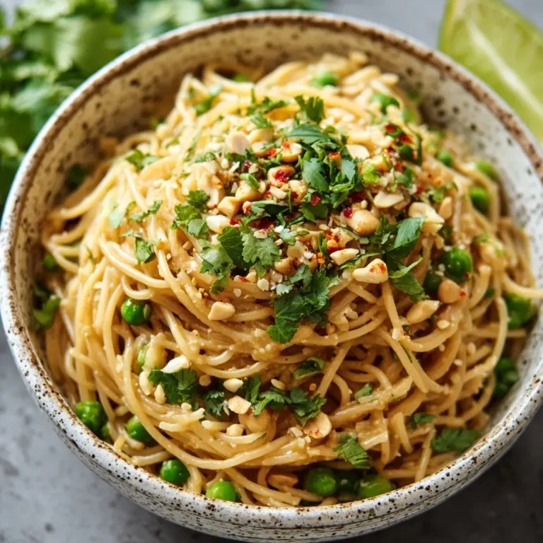 Peanut Noodles Recipe