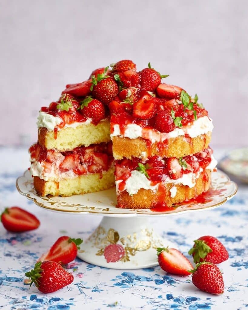 Strawberry Shortcake Cake Recipe