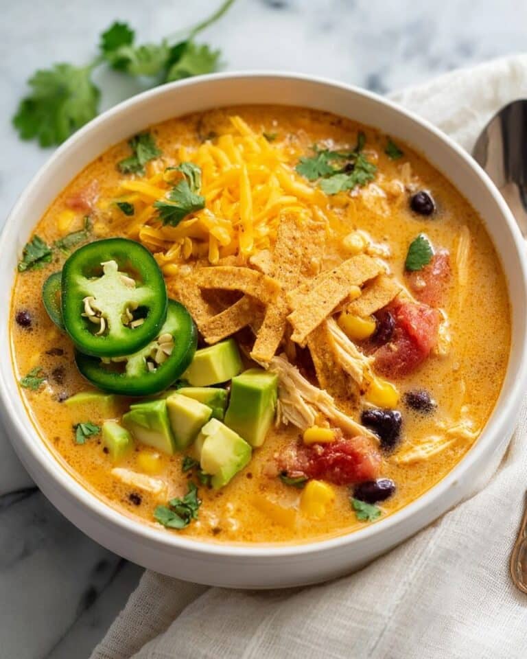 Creamy Chicken Tortilla Soup Recipe