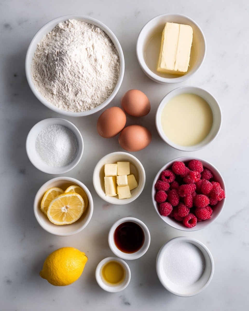 A loaf of sweet bread is sliced to show its inside layers. It has three thick, soft, light beige bread layers with a smooth, shiny crust on top in golden brown. Between the bread layers are three layers of bright red jam filling swirled in a spiral pattern, making the jam look thick and glossy. The bread sits on a white plate on a white marbled surface. Photo taken with an iphone --ar 4:5 --v 7