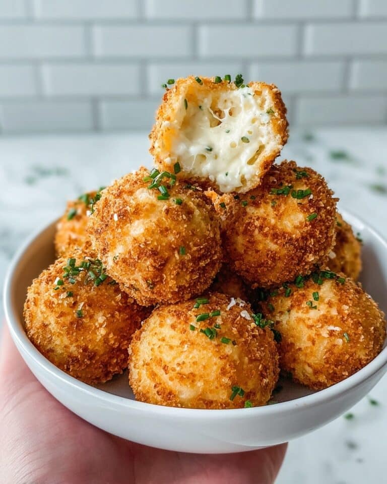 Air Fryer Cheesy Mashed Potato Balls Recipe