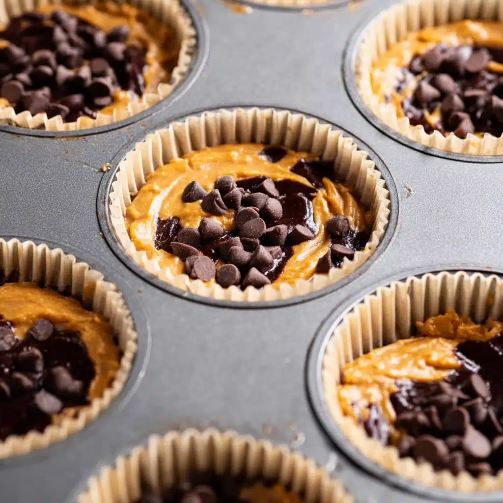 Double Chocolate Pumpkin Muffins Recipe - Recipe Image