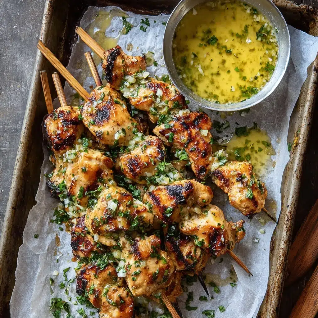Ranch Garlic Parmesan Chicken Skewers Recipe - Recipe Image
