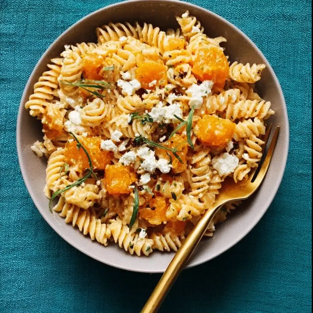 Pumpkin Feta Pasta Recipe - Recipe Image
