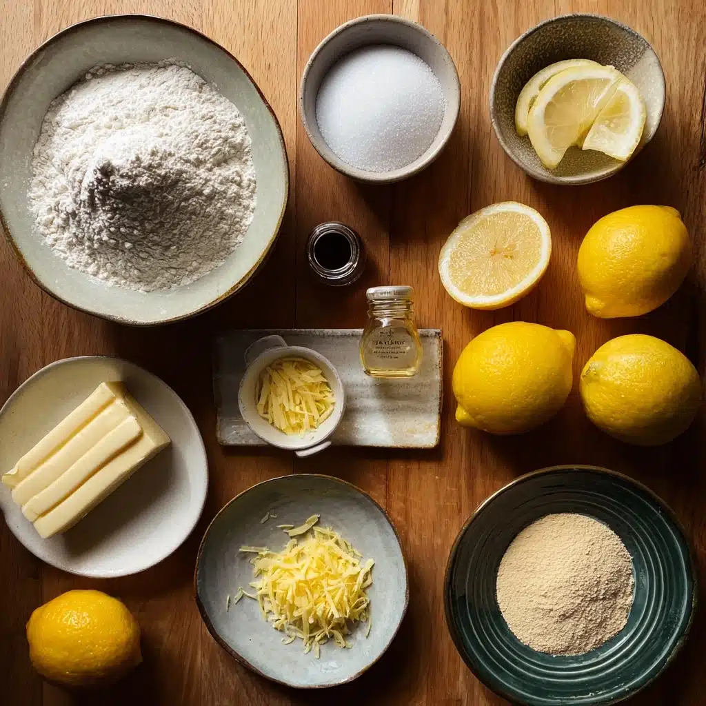 Easy Lemon Brownies Recipe - Recipe Image