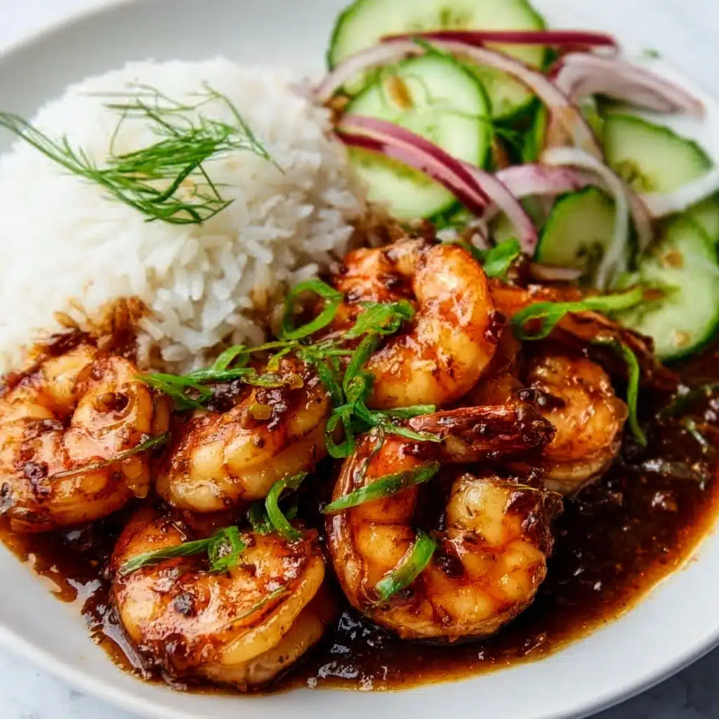 High-Protein Honey Garlic Shrimp Recipe - Recipe Image