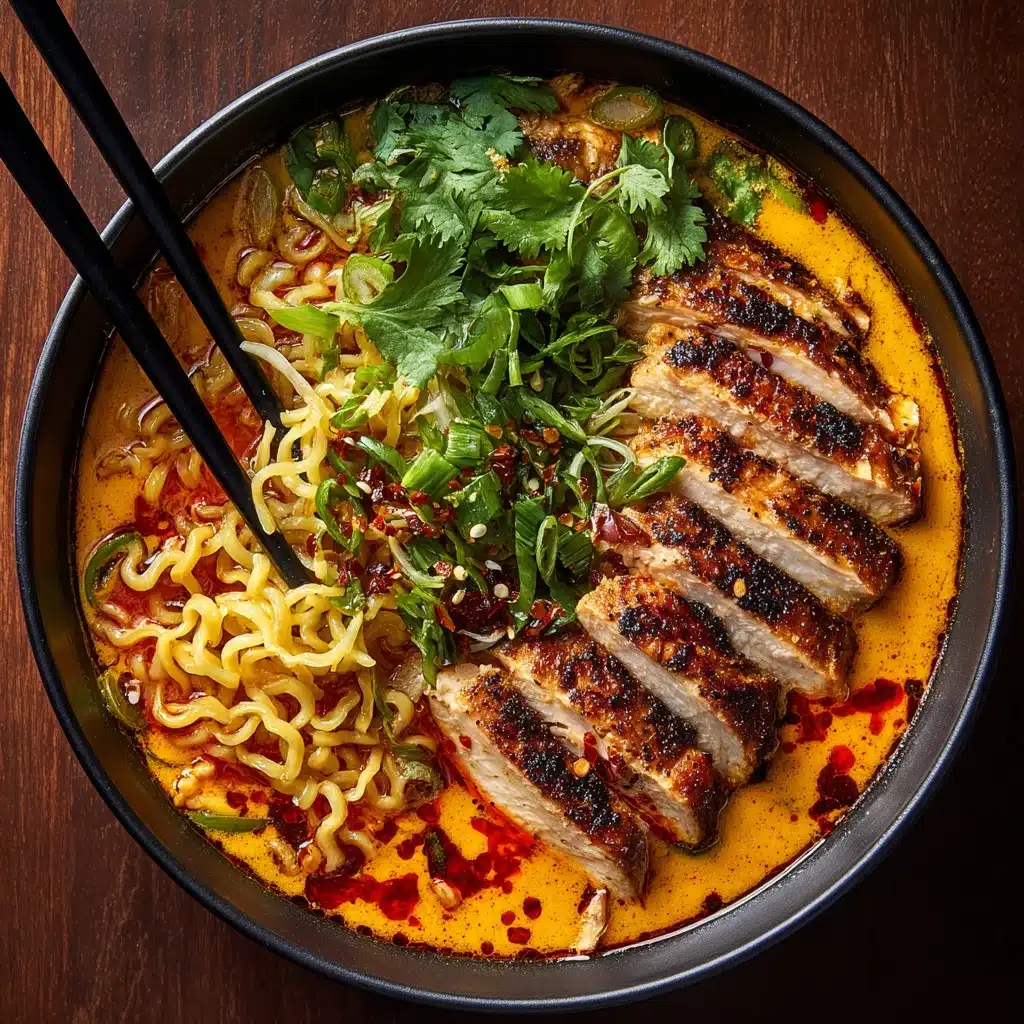 Fiery Chicken Ramen Recipe - Recipe Image