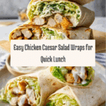 Easy Chicken Caesar Salad Wrap Recipe