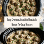 Crockpot Swedish Meatballs Recipe