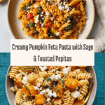Pumpkin Feta Pasta Recipe