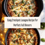 Crockpot Lasagna Recipe