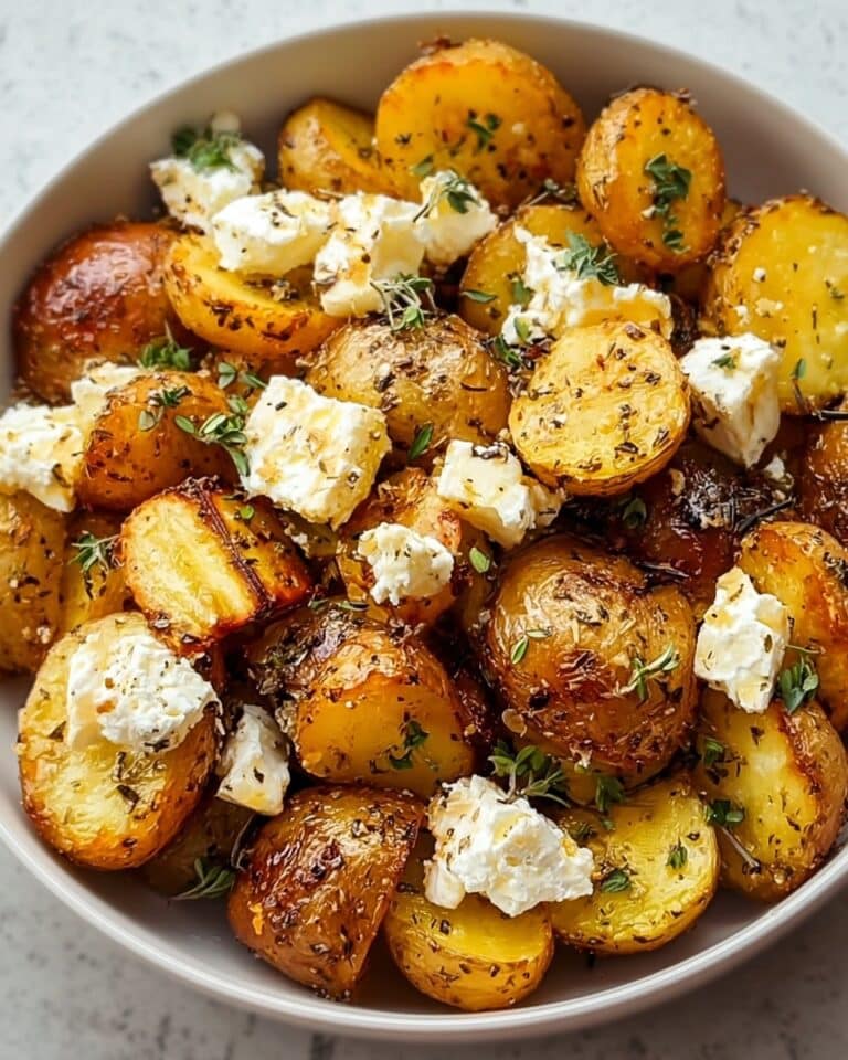 Healthy Baked Feta Potatoes Recipe