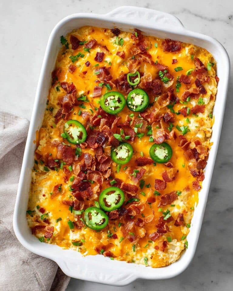 Easy Keto Jalapeno Popper Casserole Recipe