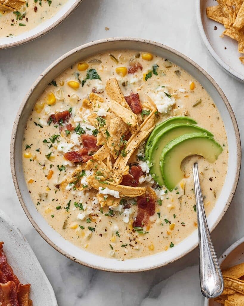 Mexican Street Corn White Chicken Chili Recipe