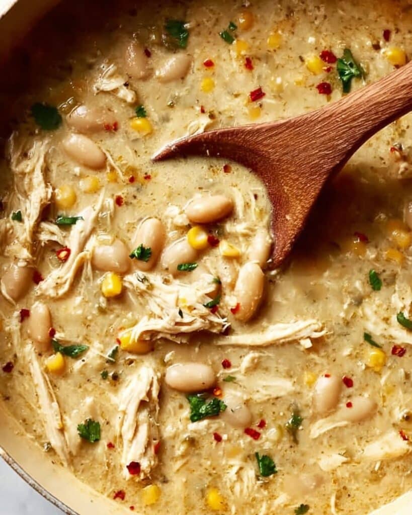 Easy Creamy White Chicken Chili Recipe
