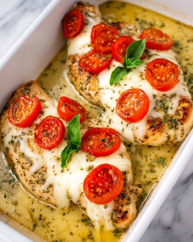 Baked Pesto Mozzarella Chicken Recipe