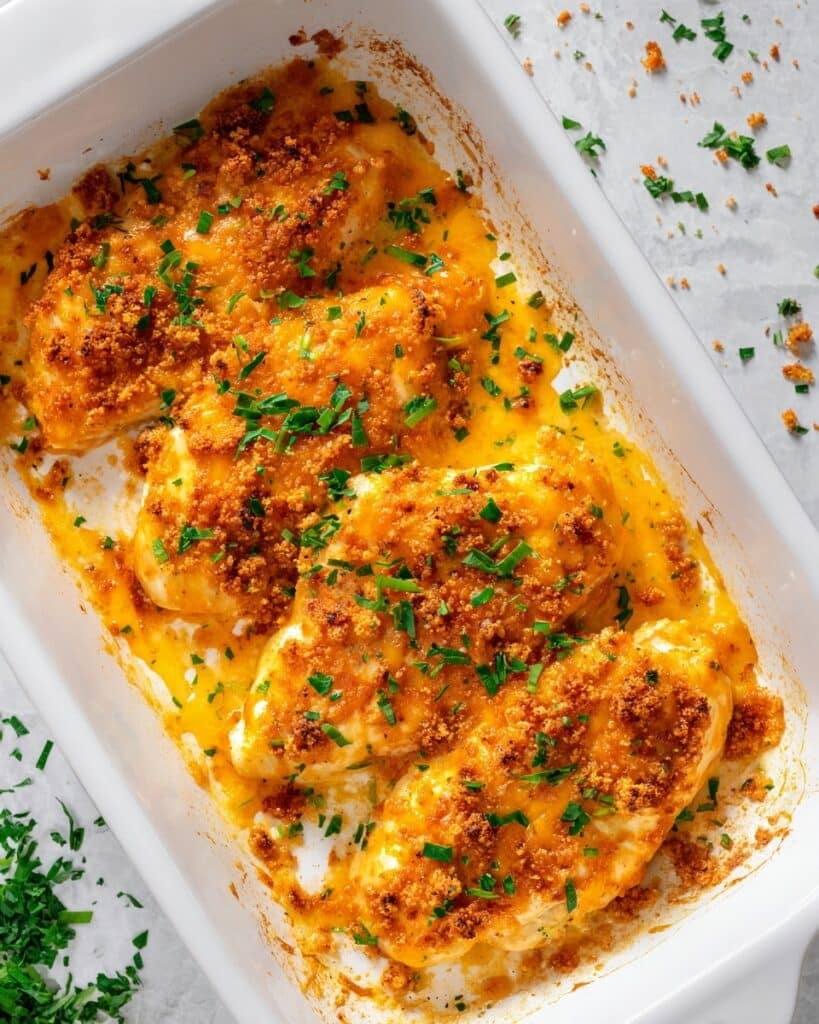 Baked Caesar Chicken Recipe