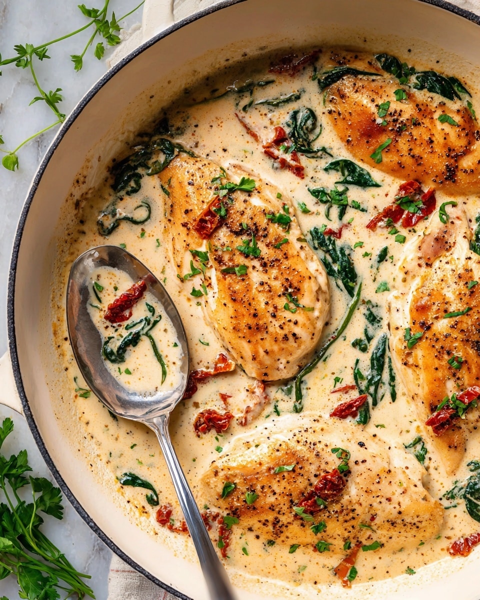 Creamy Chicken in Parmesan Sauce Recipe