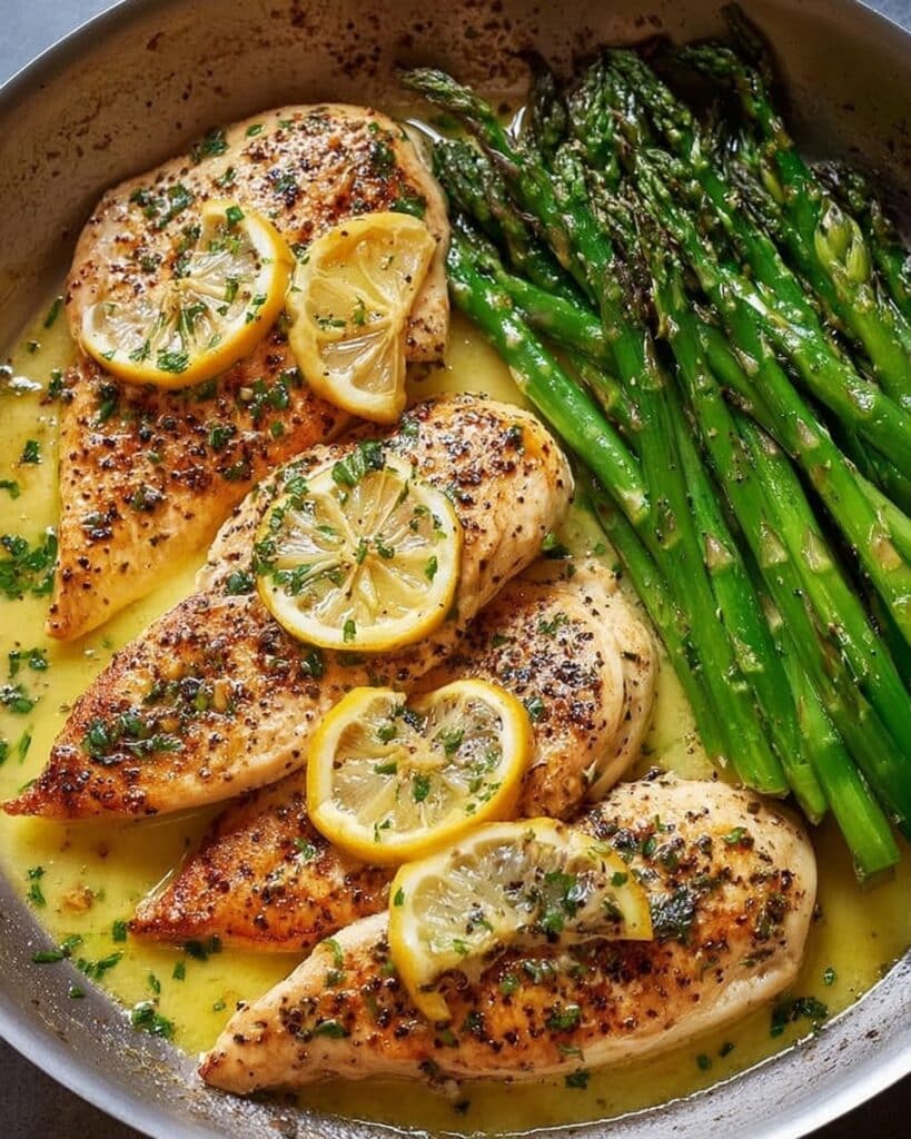 One-Pan Lemon Garlic Chicken Breasts with Roasted Potatoes Recipe