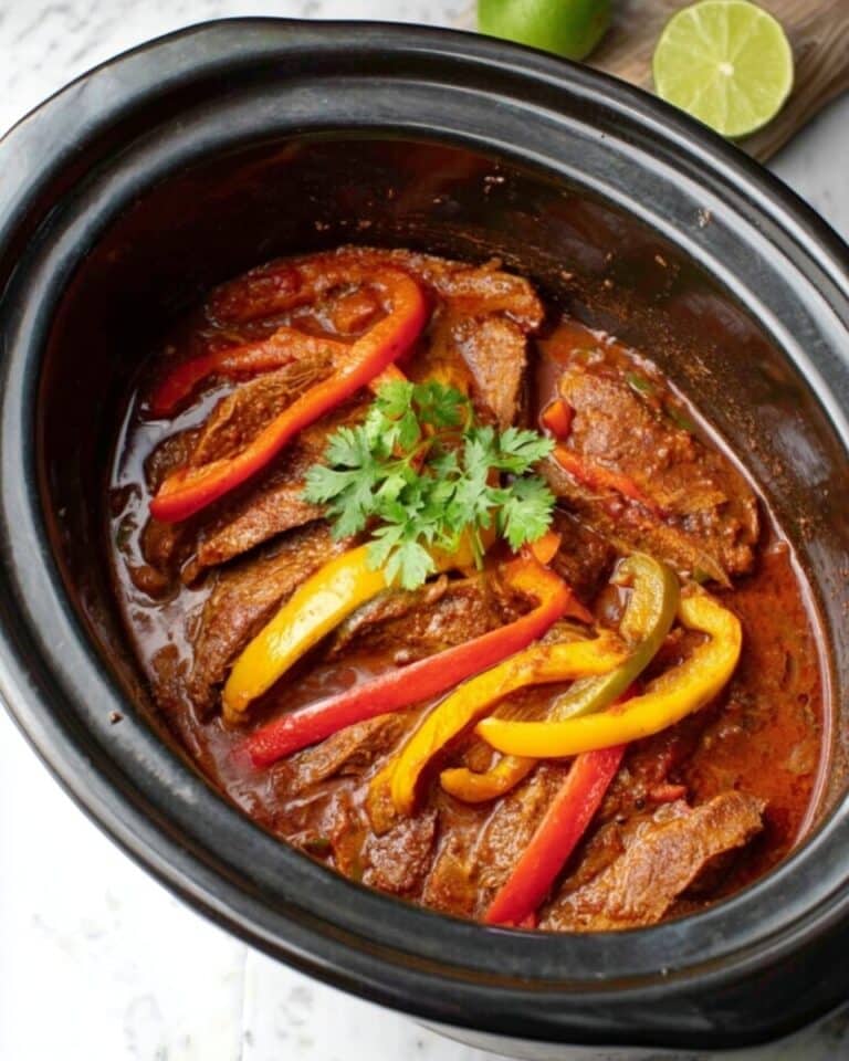Slow Cooker Beef Fajitas (Gluten-Free) Recipe