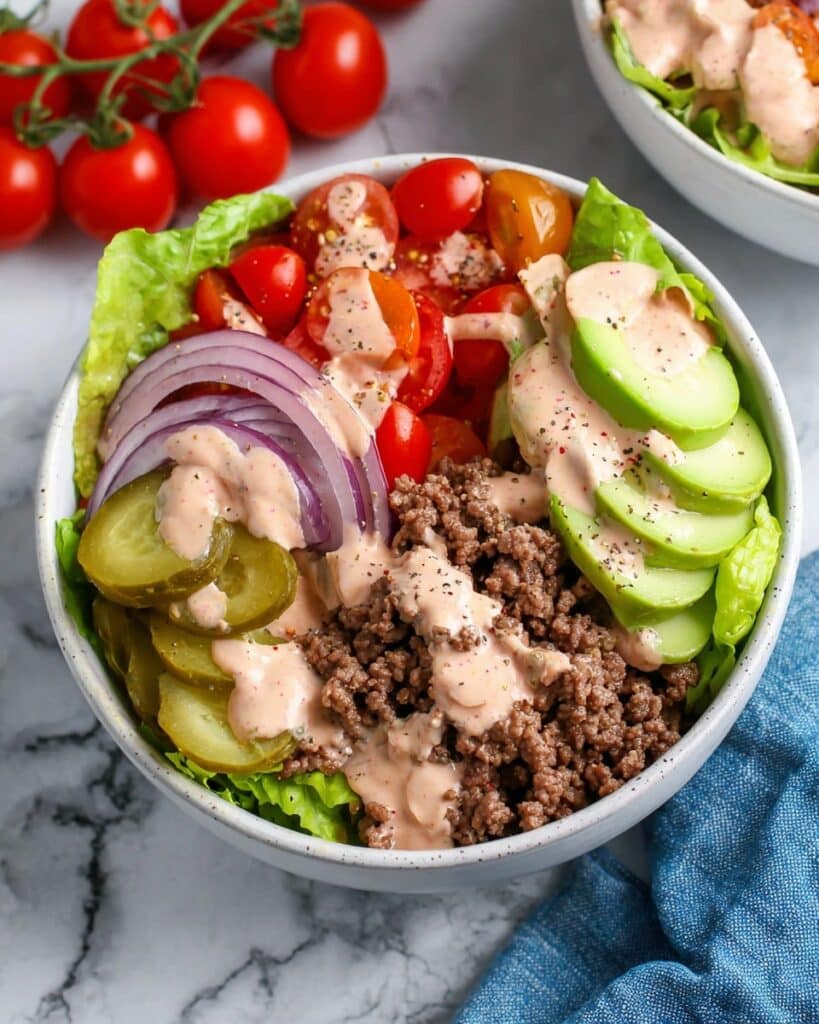 Burger in a Bowl Recipe