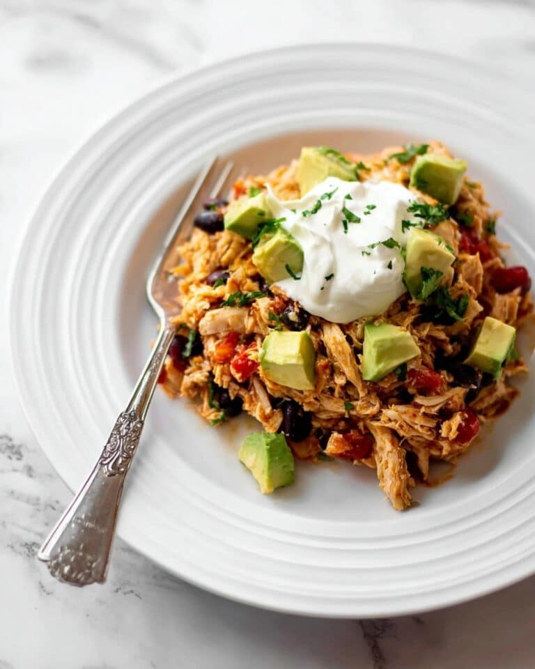 Easy Chicken Burrito Casserole Recipe