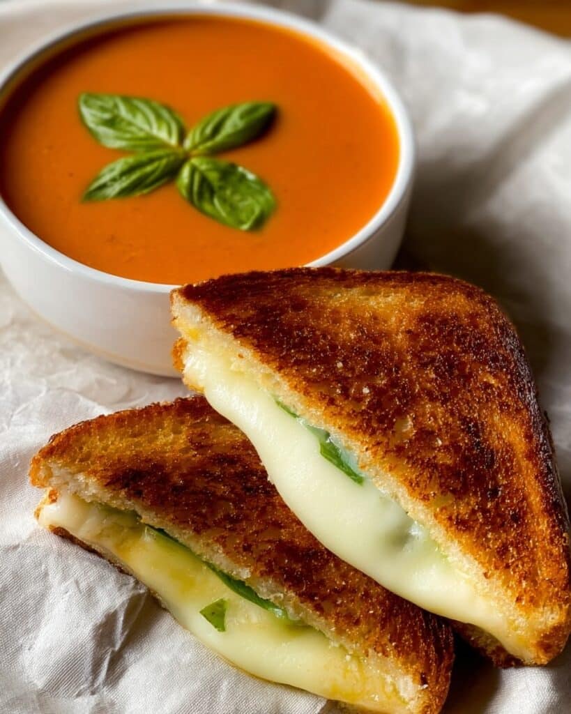 Grilled Cheese & Tomato Soup Recipe