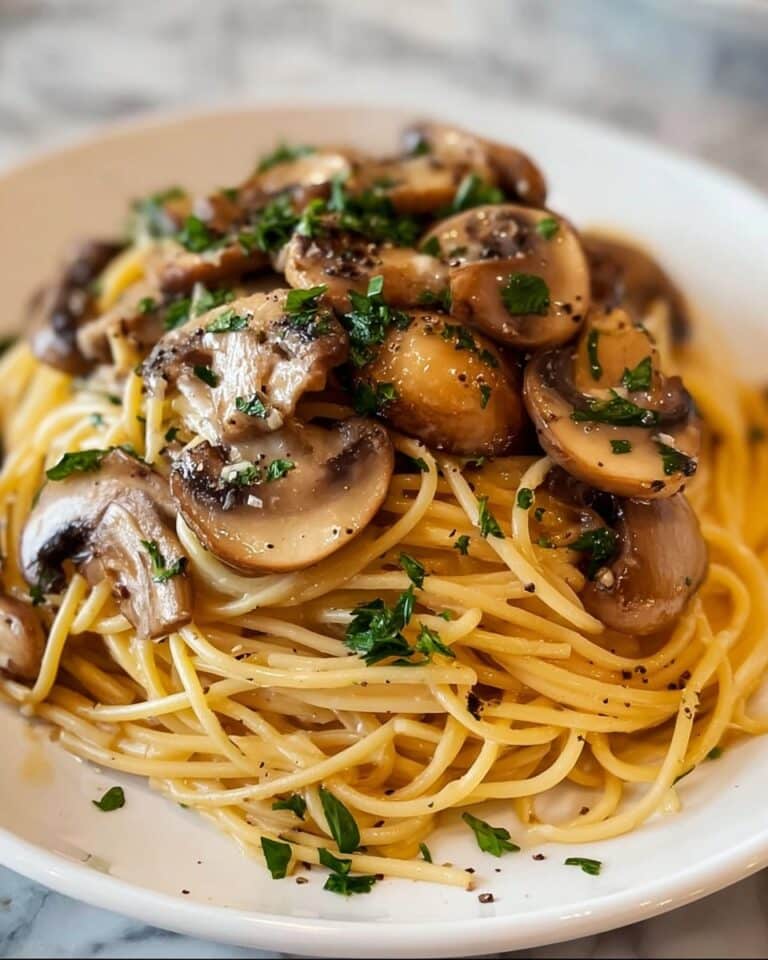 Creamy Mushroom Pasta Recipe