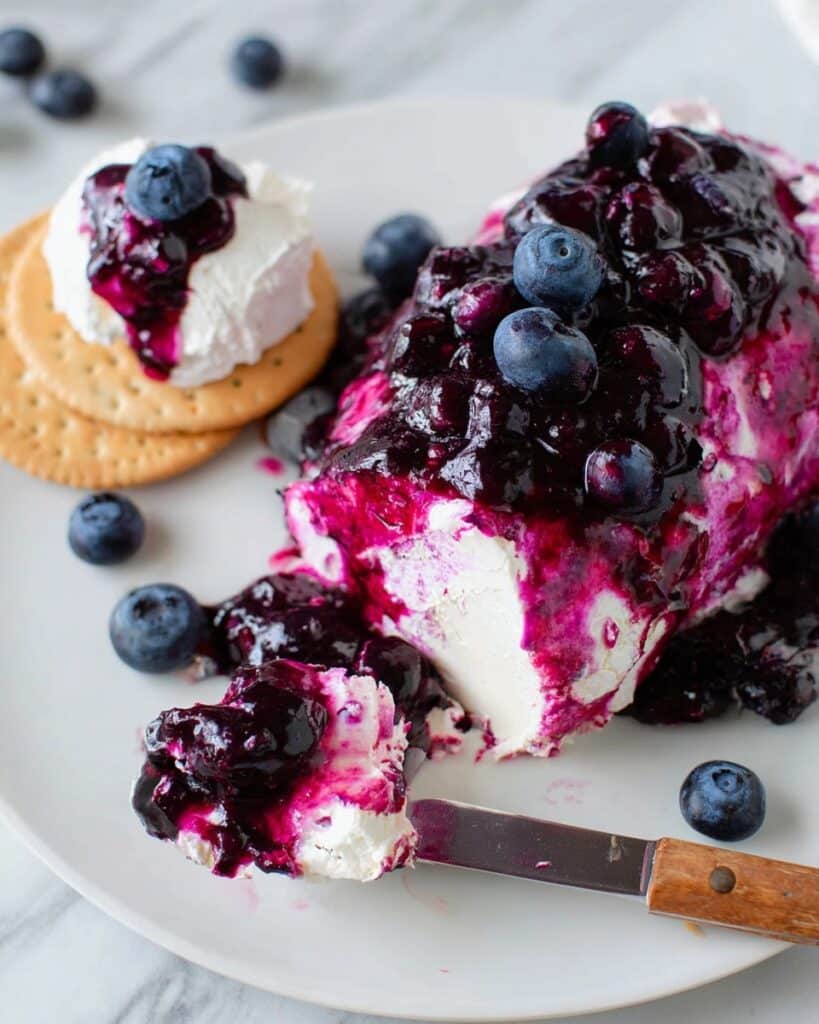 Blueberry Goat Cheese Log Recipe