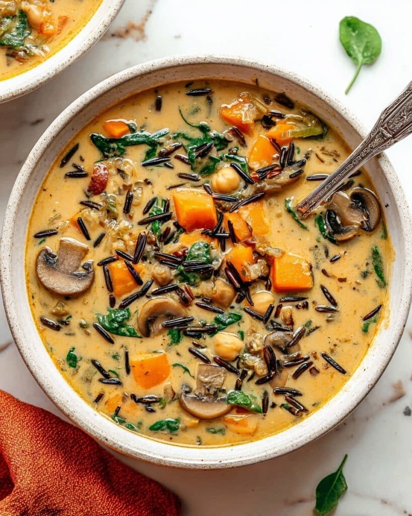 Pumpkin Wild Rice Soup Recipe