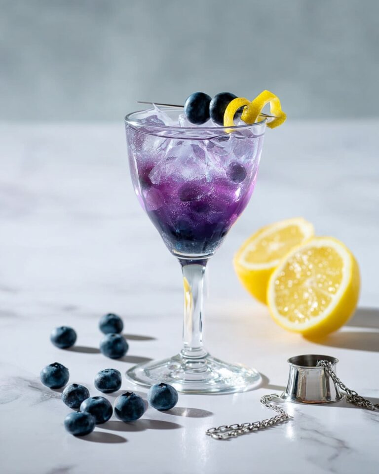 Frostbite Blueberry Martini Cocktail Recipe