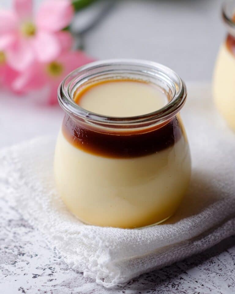 Nameraka Purin (Creamy Japanese Fluffy Custard with Caramel) Recipe