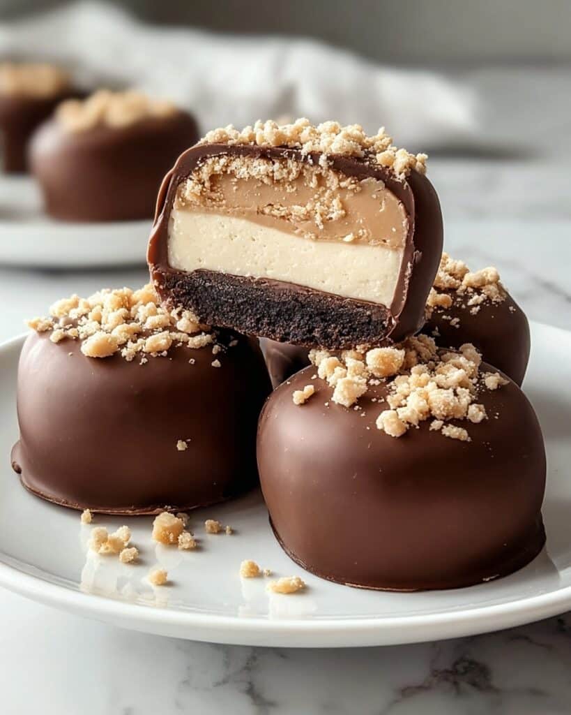 High Protein Frozen Peanut Butter Greek Yogurt Bites Recipe