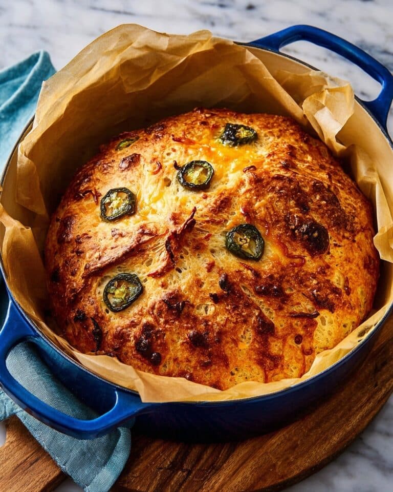 Jalapeno Cheddar Dutch Oven Bread Recipe
