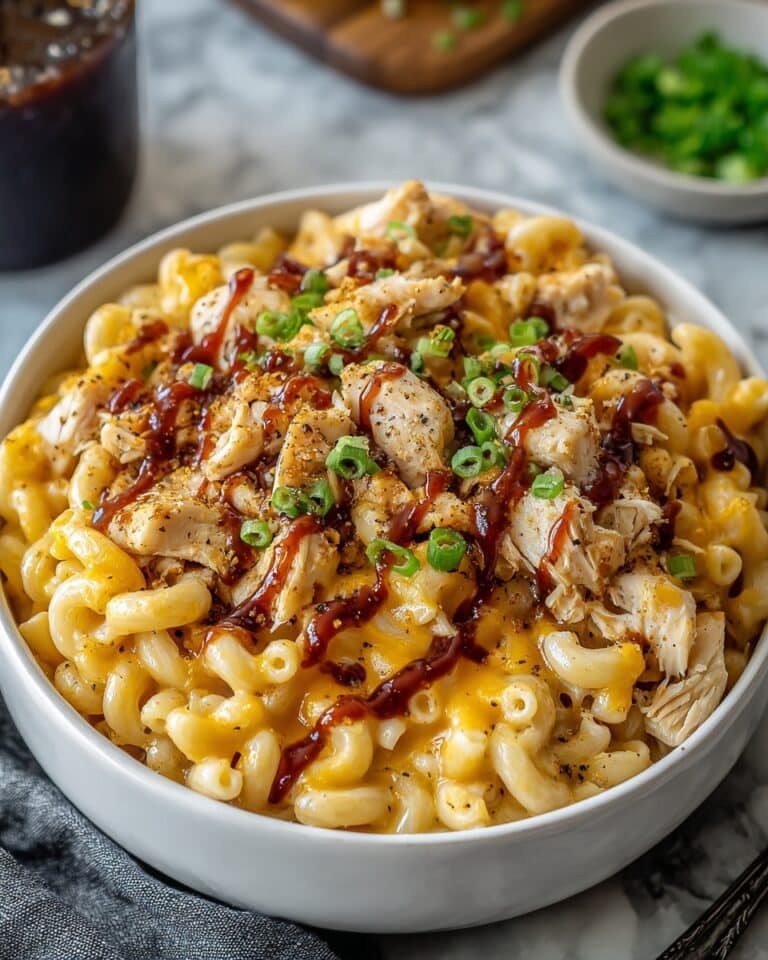 High-Protein Honey BBQ Chicken Mac & Cheese Recipe