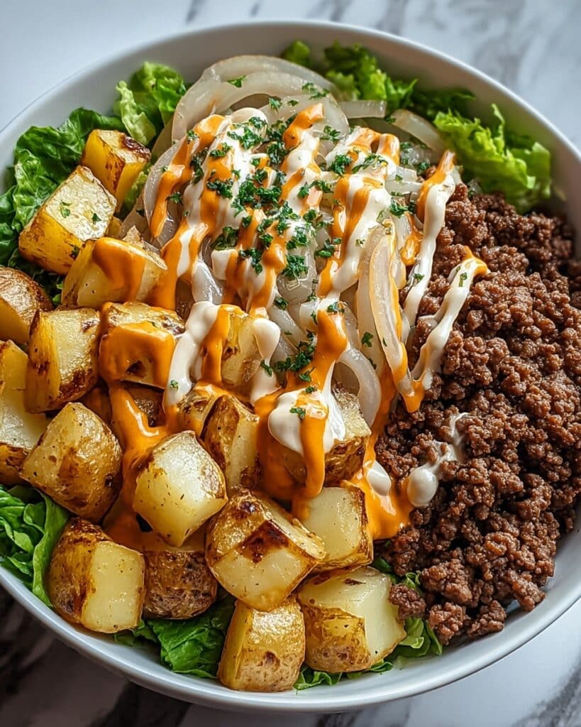 Savory Smash Burger Bowl Recipe