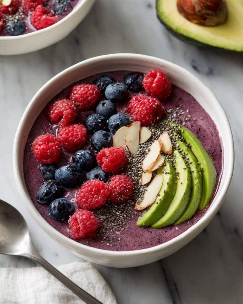 Superfood Berry Avocado Immunity Bowl Recipe