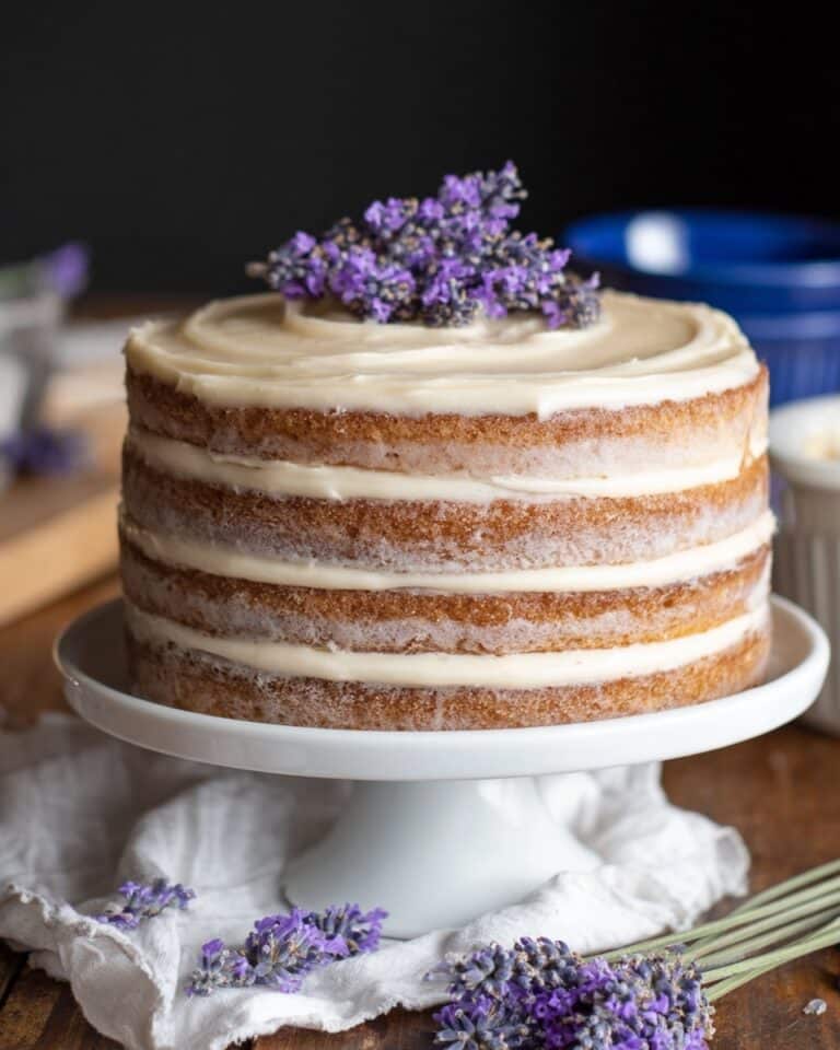 Vanilla Lavender Cake Recipe