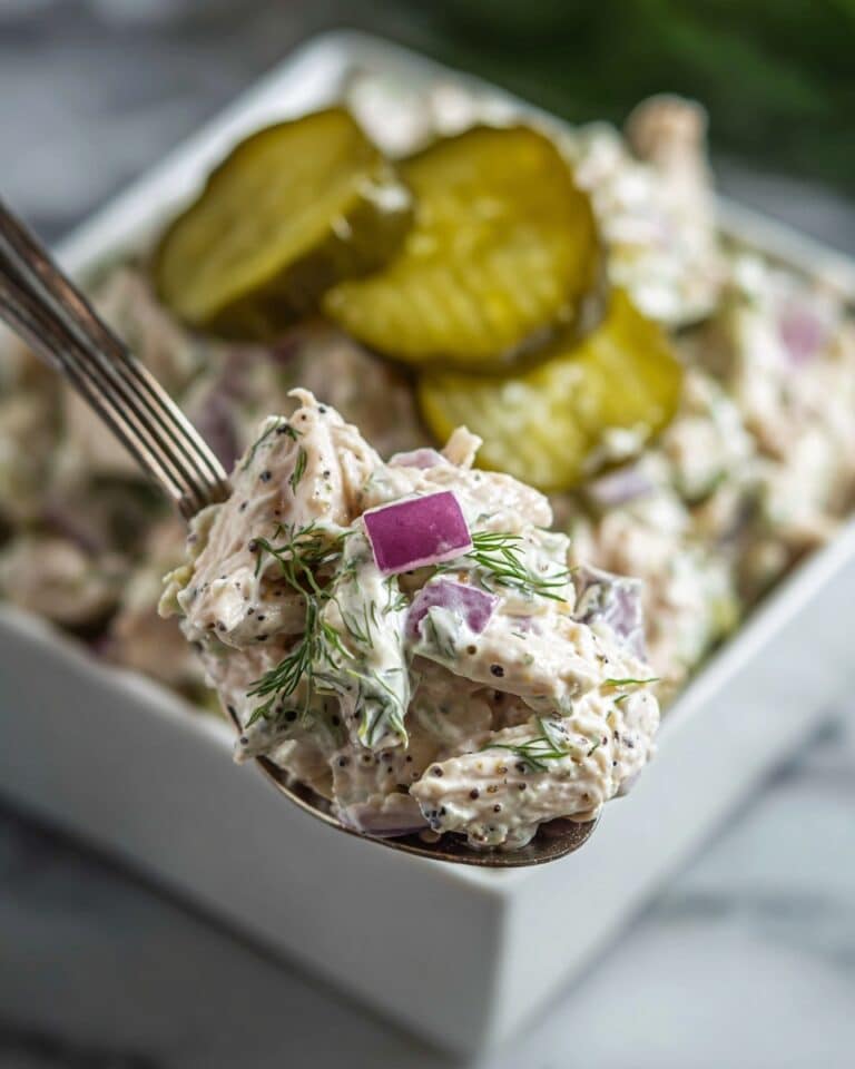 Savory Dill Pickle Chicken Salad Recipe