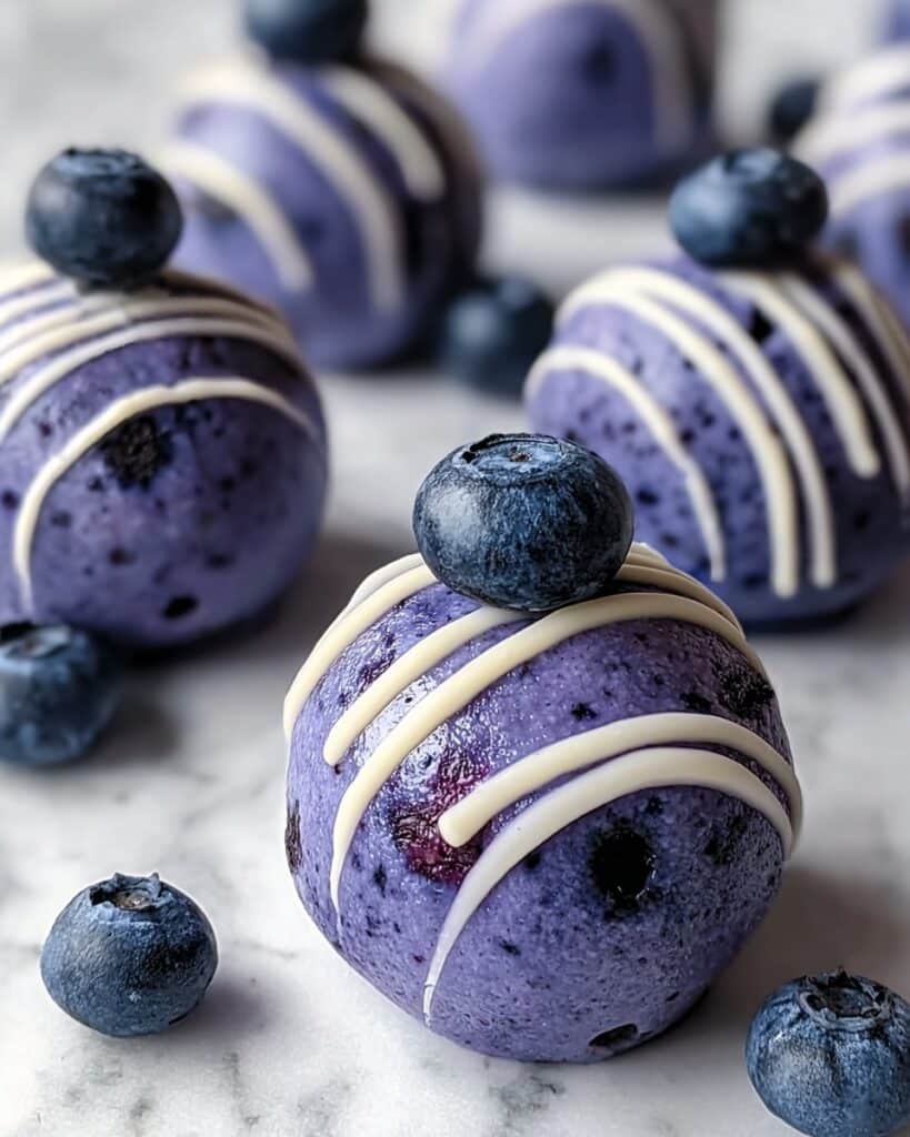 Blueberry Cheesecake Protein Bites Recipe
