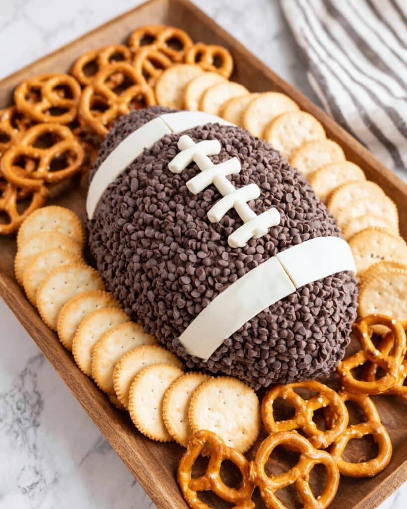Oreo Cream Cheese Football Dip Recipe