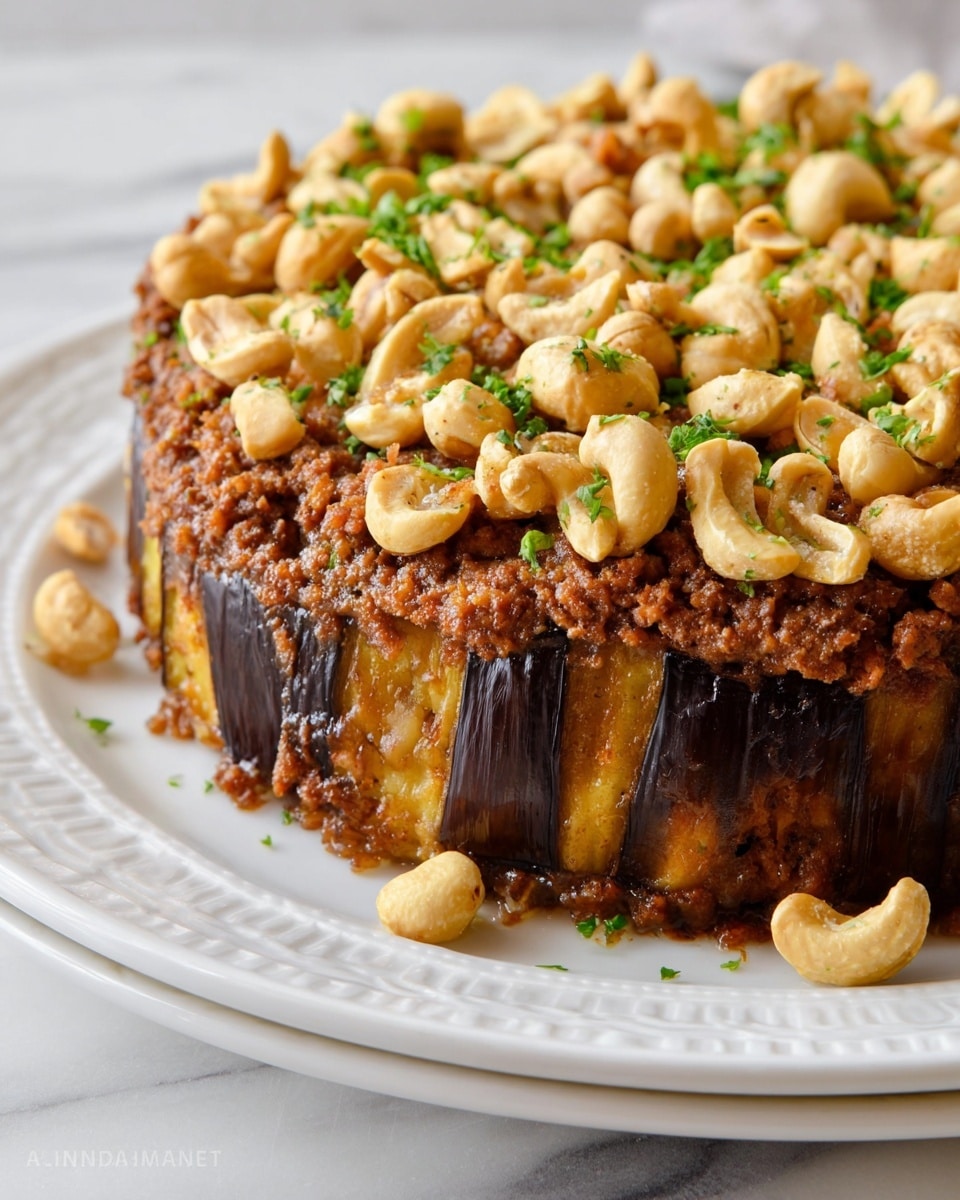 Maqluba (Upside-Down Rice and Ground Beef with Eggplant) Recipe