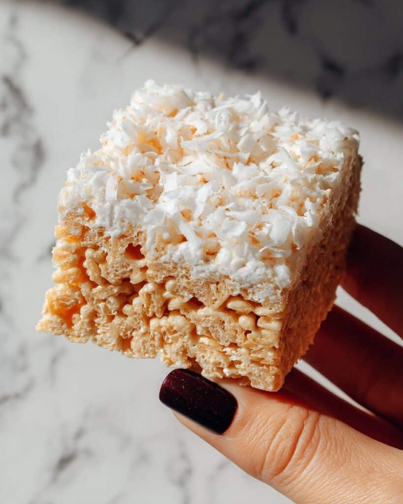 Coconut Lover’s Rice Krispy Treats Recipe