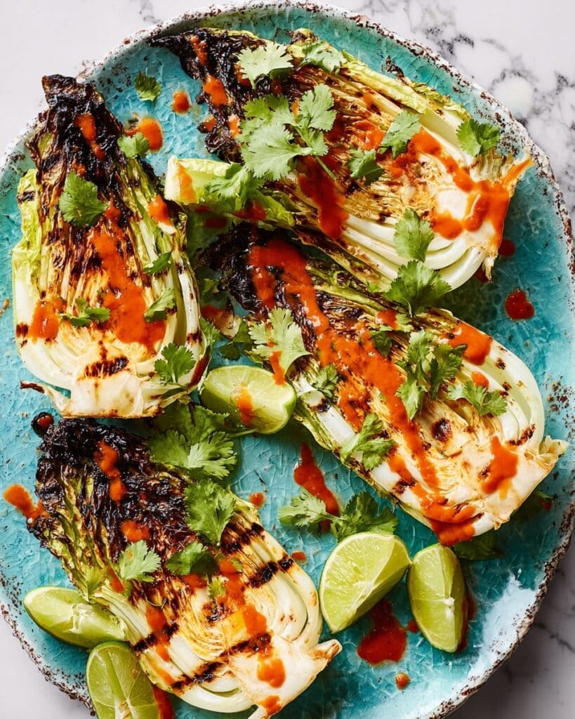 Grilled Cabbage with Sweet Chili Sauce Recipe