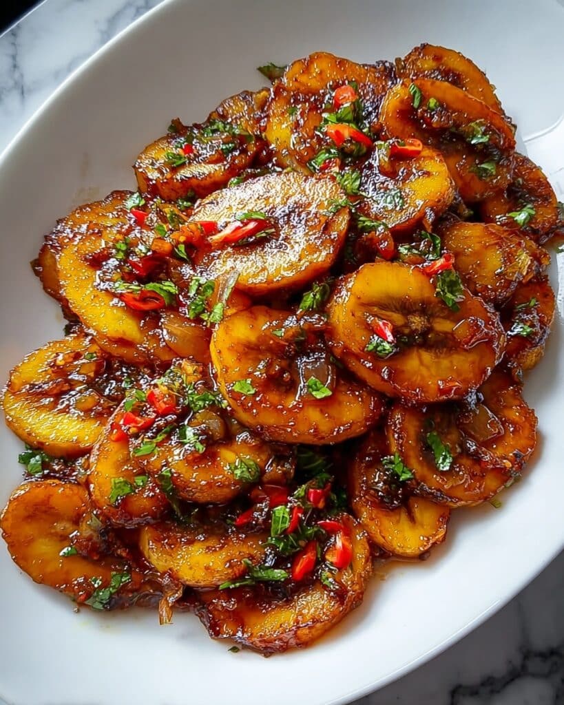 Haitian-Style Boiled Plantains with Garlic and Onion Recipe
