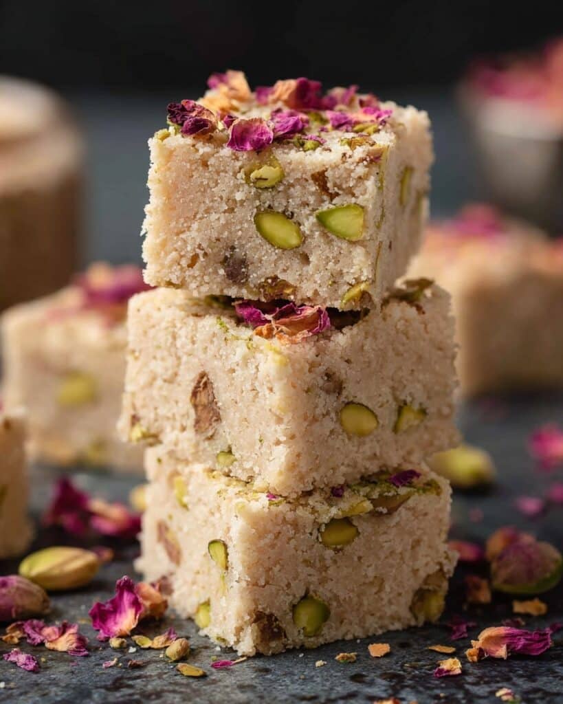 Middle Eastern Tahini Halva with Pistachios Recipe