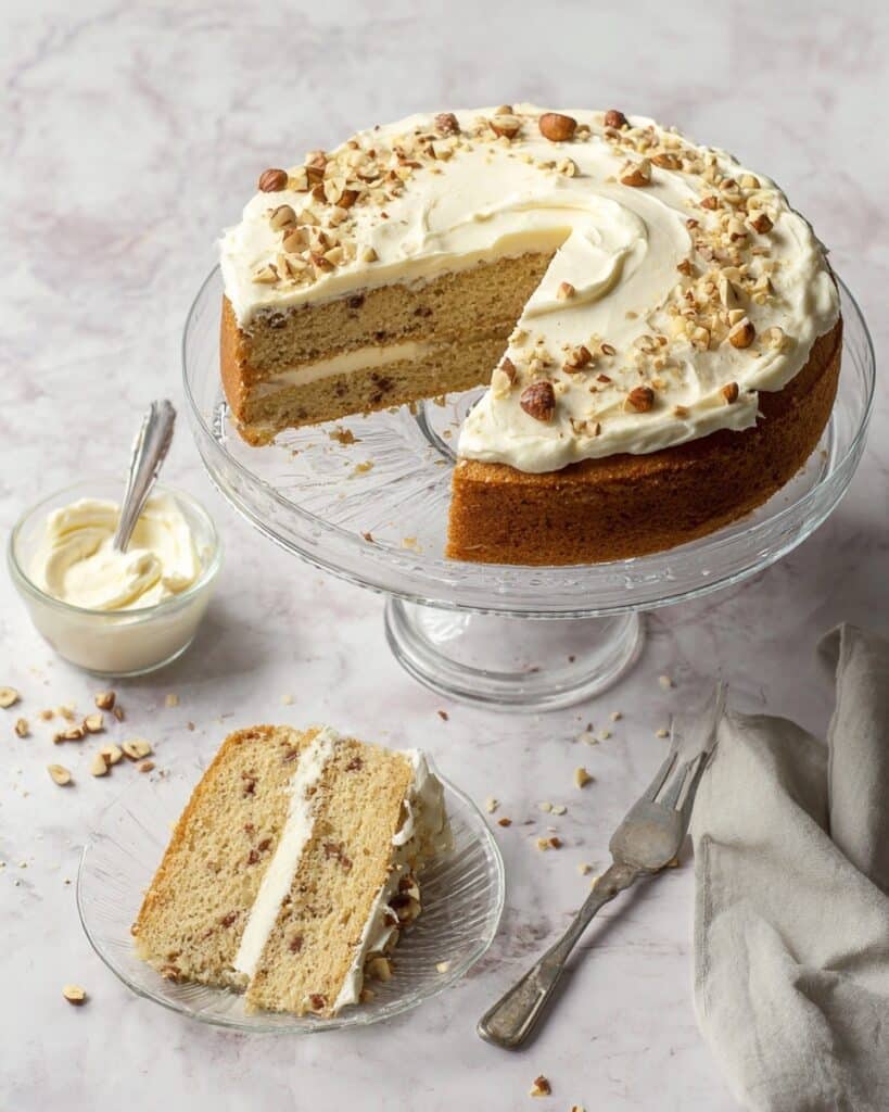 Parsnip Cake with Hazelnuts Recipe